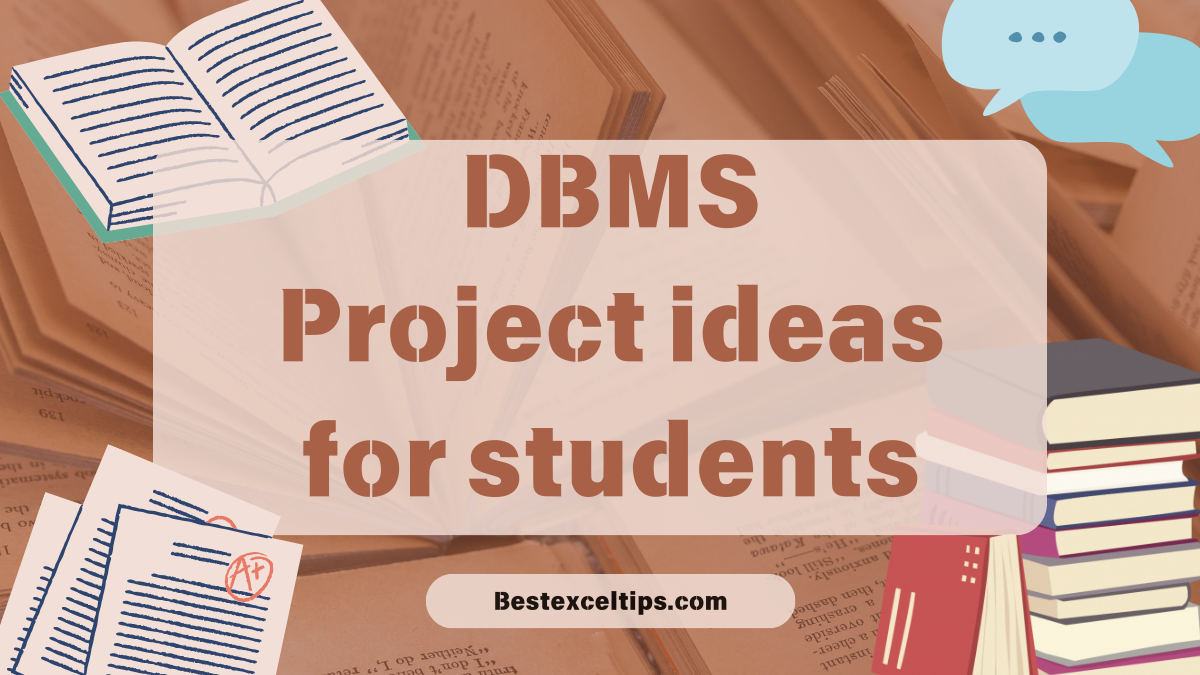 Dbms project ideas for students