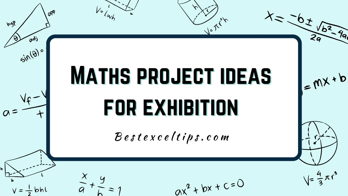 Maths project ideas for exhibition