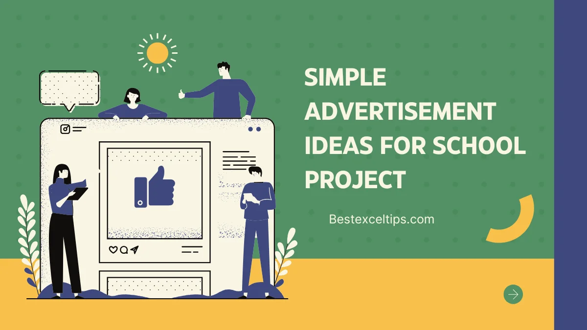 Simple Advertisement Ideas For School Project