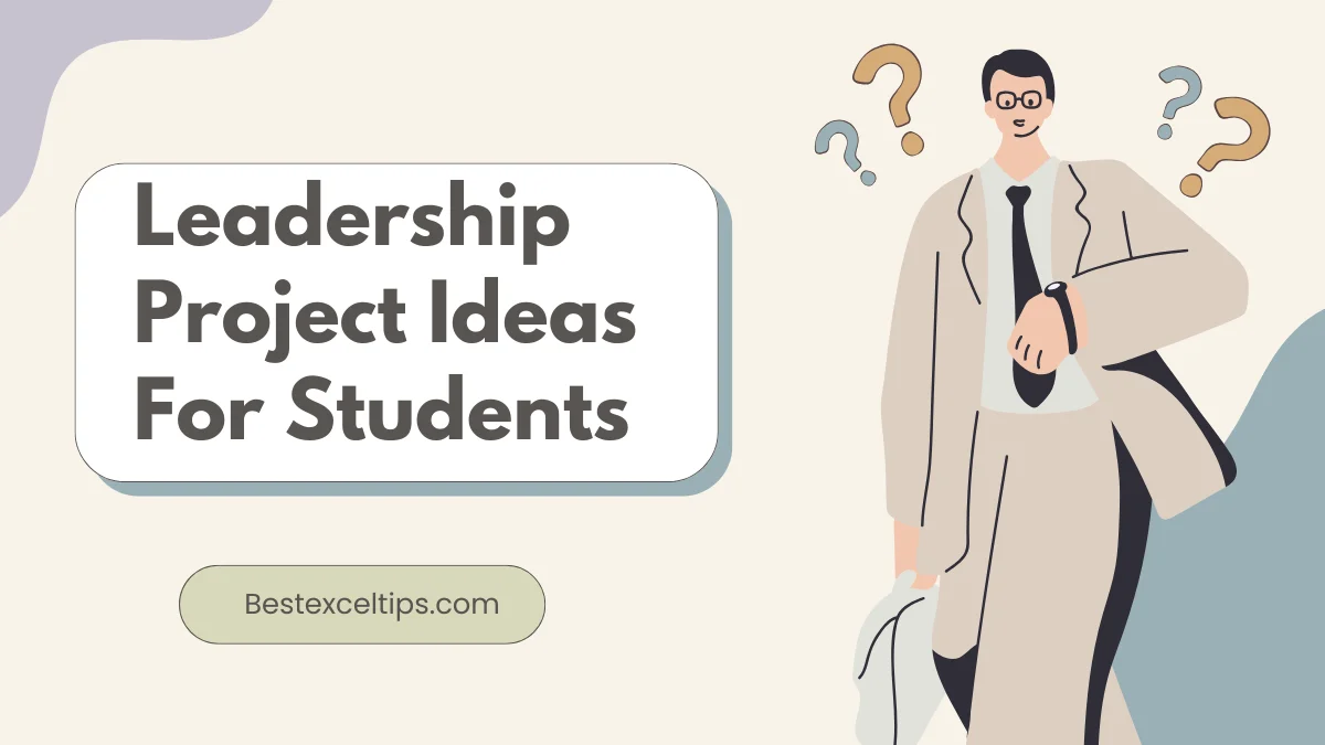 Leadership Project Ideas For Students