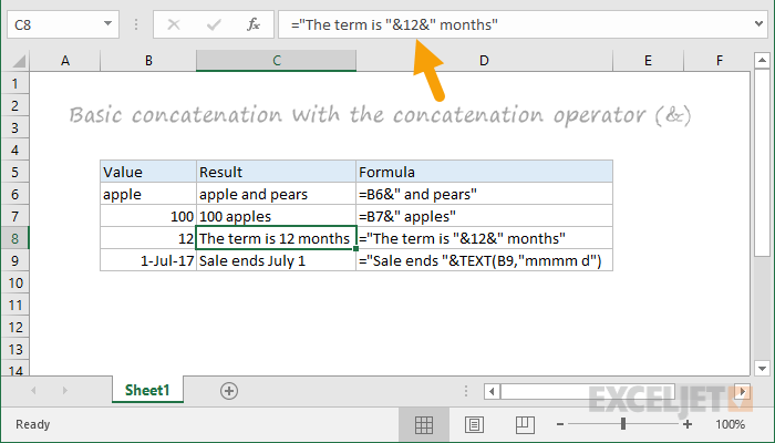 TEXTJOIN (Excel 2016 and Later)