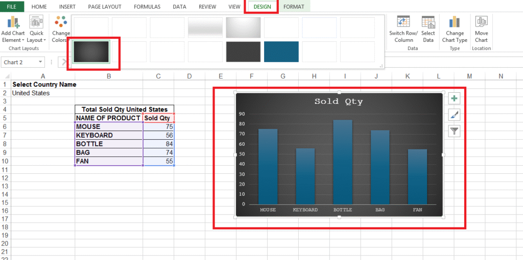 How to create a dynamic chart in Excel?