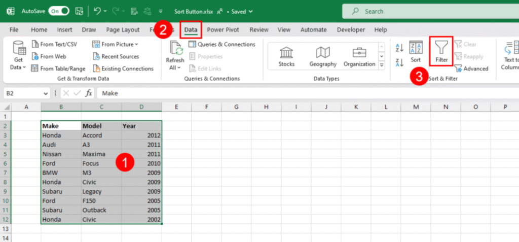 How to Filter & Sort Data Effectively in Excel