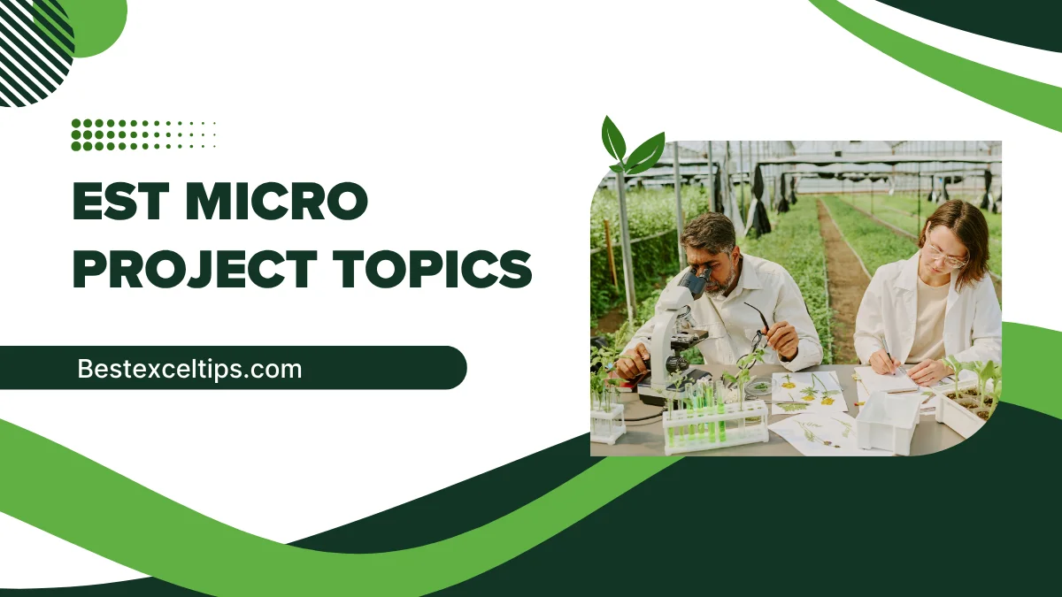 EST Micro Project Topics